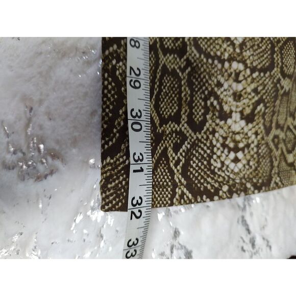 Cambio Snakeskin Print Pants Straight Leg Casual Trousers Neutral Size 14 - Picture 5 of 9